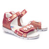 Сандалі для дівчаток Theo Leo рожевого кольору, Колір: червоний/золотий, Розмір: 26