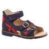 Босоніжки для хлопчика Theo Leo темно-синього кольору, Колір: т.синій/червоний, Розмір: 24