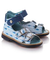 Босоніжки для хлопчиків Theo Leo блакитного кольору, Колір: синій /мікс, Розмір: 21