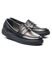 Мокасини для хлопчиків Theo Leo чорного кольору, Колір: чорний, Розмір: 40