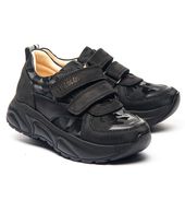 Кросівки для дівчаток Theo Leo чорного кольору, Колір: чорний, Розмір: 22