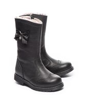 Зимові чоботи для дівчаток Theo Leo чорного кольору, Колір: чорний, Розмір: 39