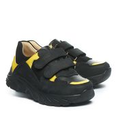 Кросівки дитячі Theo Leo чорного та жовтого кольорів, Колір: чорний/жовтий, Розмір: 24