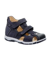 Босоніжки для хлопчиків Theo Leo темно-синього кольору, Колір: т.синій, Розмір: 25