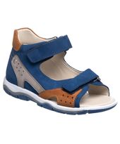 Босоніжки для хлопчиків Theo Leo синього кольору, Колір: т.синій, Розмір: 24