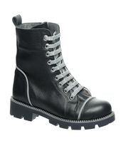 Зимові черевики для дівчаток Theo Leo чорного кольору, Колір: чорний, Розмір: 30