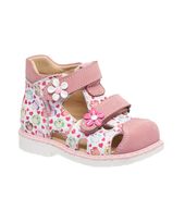 Босоніжки для дівчаток Theo Leo рожевого кольору, Колір: мікс, Розмір: 23