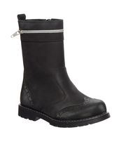 Зимові чоботи для дівчаток Theo Leo чорного кольору, Колір: чорний, Розмір: 27