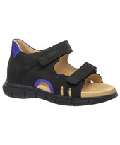 Босоніжки для хлопчиків Theo Leo чорного кольору (LEO-3324 BL), Колір: чорний, Розмір: 26