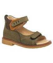 Босоніжки для хлопчиків Theo Leo хакі кольору (LEO-777 KH), Колір: хакі, Розмір: 26