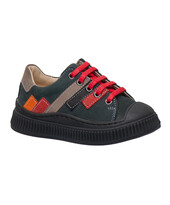 Кеди Theo Leo графітового кольору (LEO-3425_graphite), Колір: графітовий/кольоровий декор, Розмір: 27