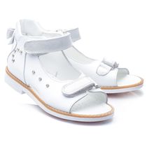 Босоножки для девочек Theo Leo белого цвета, Цвет: білий, Размер: 26