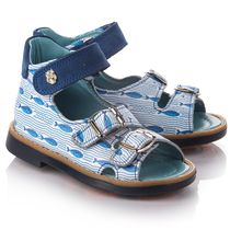 Босоніжки для хлопчиків Theo Leo блакитного кольору, Колір: синій /мікс, Розмір: 21