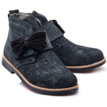 Черевики для дівчат Theo Leo сірого кольору, Колір: сірий, Розмір: 23