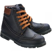 Ботинки для мальчиков Theo Leo черного цвета, Цвет: чорний, Размер: 21