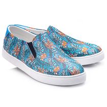 Слипоны для девочек 717, Цвет: синій /мікс, Размер: 40