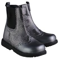 Ботинки для девочек Theo Leo серого цвета, Цвет: сріблястий/сірий, Размер: 25