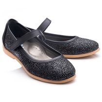 Туфлі для дівчаток Theo Leo чорного кольору, Колір: чорний, Розмір: 26