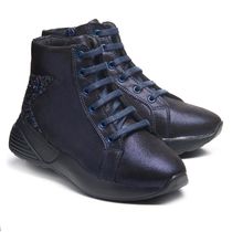 Ботинки для девочек Theo Leo темно-синего цвета, Цвет: т.синій, Размер: 38