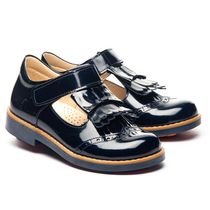 Туфлі для дівчаток Theo Leo синього кольору, Колір: т.синій, Розмір: 36