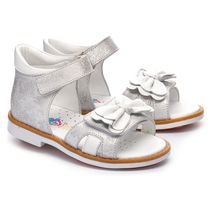 Босоножки для девочек Theo Leo белого цвета, Цвет: білий/срібний, Размер: 36