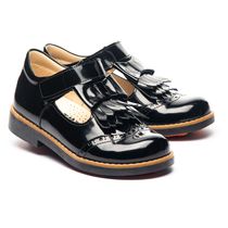 Туфлі для дівчаток Theo Leo чорного кольору, Колір: чорний, Розмір: 36