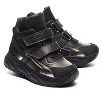 Ботинки для девочек Theo Leo черного цвета, Цвет: чорний, Размер: 26