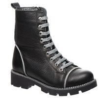 Сапоги для девочек Theo Leo черного цвета, Цвет: чорний, Размер: 31