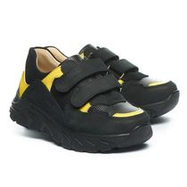 Кросівки дитячі Theo Leo чорного та жовтого кольорів, Колір: чорний/жовтий, Розмір: 27