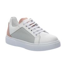 Кеди для дівчаток Theo Leo білого та сірого кольорів, Колір: білий/сірий, Розмір: 22