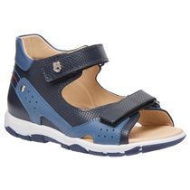 Босоніжки для хлопчиків Theo Leo синього кольору, Колір: синій, Розмір: 21