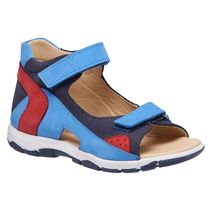 Босоножки для мальчиков Theo Leo синего цвета, Цвет: синій/червоний, Размер: 27