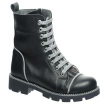 Зимние ботинки для девочек Theo Leo черного цвета, Цвет: чорний, Размер: 30