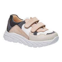 Кросівки дитячі Theo Leo бежевого і сірого кольорів, Колір: білий/сірий/пісочний, Розмір: 27