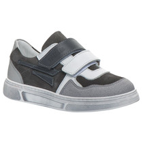 Кеды для мальчиков Theo Leo белого и серого цветов (LEO-3236 SM-WH), Цвет: сірий/білий, Размер: 22