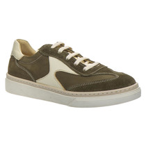 Кеды для мальчиков Theo Leo хаки цвета, Цвет: хакі/білий, Размер: 36