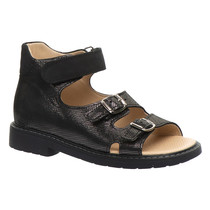 Босоножки для девочек Theo Leo черного цвета (LEO-S687 ANT), Цвет: антрацит, Размер: 26