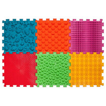 Массажный коврик Ortek «МОРСКОЙ» Пазлы из 6 элементов, ОЛВИ (Украина)