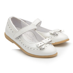 Туфлі для дівчаток Theo Leo білого кольору, Колір: білий, Розмір: 26