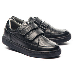 Мокасини для хлопчиків Theo Leo чорного кольору, Колір: чорний, Розмір: 28