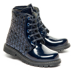 Черевики для дівчат Theo Leo синього кольору, Колір: синій, Розмір: 28