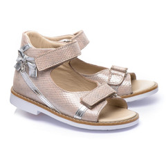 Босоніжки для дівчаток Theo Leo рожевого кольору, Колір: рожевий, Розмір: 24