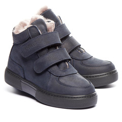 Зимові спортивні черевики для хлопчиків 1411, Колір: т.синій, Розмір: 33