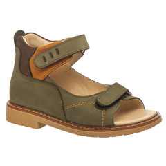 Босоніжки для хлопчиків Theo Leo хакі кольору (LEO-777 KH), Колір: хакі, Розмір: 26