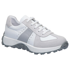 Кросівки Theo Leo сіро-білого кольору (LEO-3369), Колір: білий/св.сірий, Розмір: 35