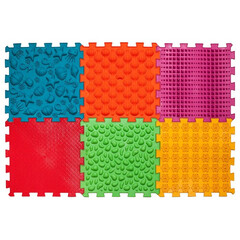 Масажний килимок Ortek МОРСЬКИЙ Пазли 6 елементів, ОЛВІ (Україна)