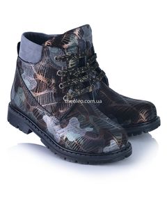 Зимові черевики для дівчаток Theo Leo сірого кольору, Колір: бежевий, Розмір: 26