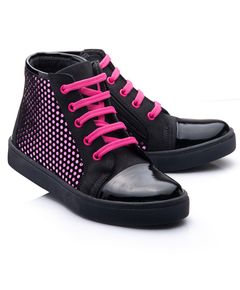 Черевики для дівчат Theo Leo чорного та рожевого кольорів, Колір: чорний/рожевий, Розмір: 24