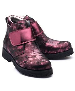 Черевики для дівчат Theo Leo бордового кольору, Колір: бордовий, Розмір: 39