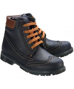 Черевики для хлопчиків Theo Leo чорного кольору, Колір: чорний, Розмір: 21